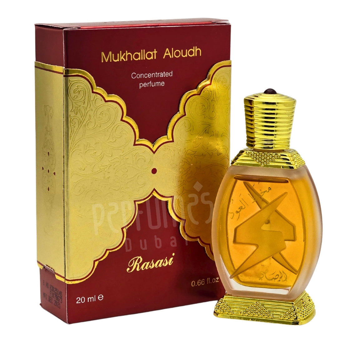 Mukhallat AlOudh Perfume Oil 20ml by Rasasi