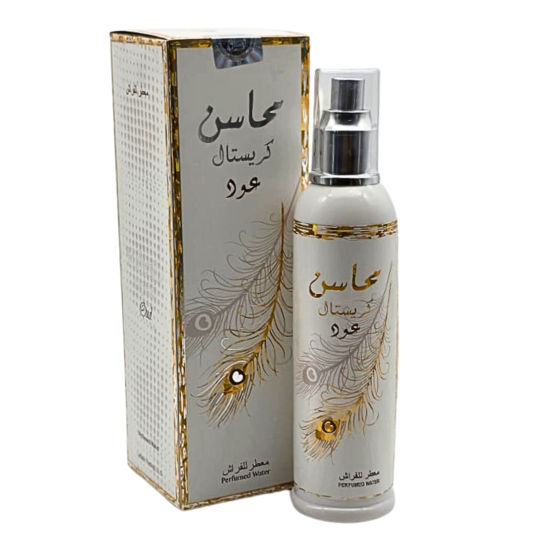 Mahasin Crystal Oud Linen Spray 250ml by Lattafa