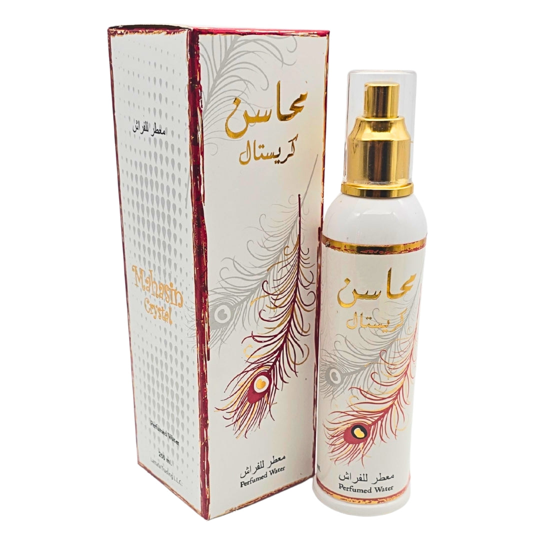 Mahasin Crystal Linen Spray 250ml By Lattafa