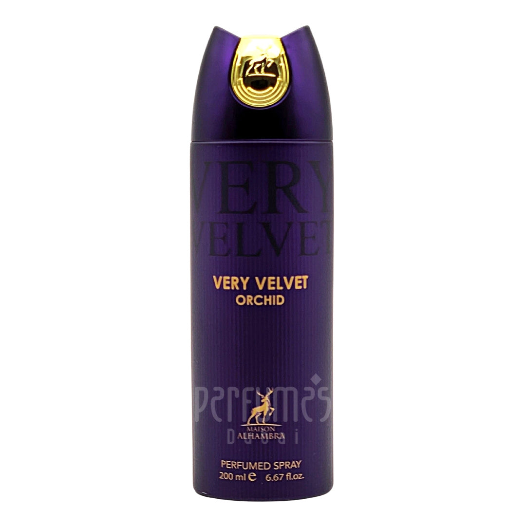 Very Velvet Orchid Perfumed Spray 200ml by Maison AlHambra